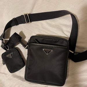 Prada Crossbody Bag Nylon Black